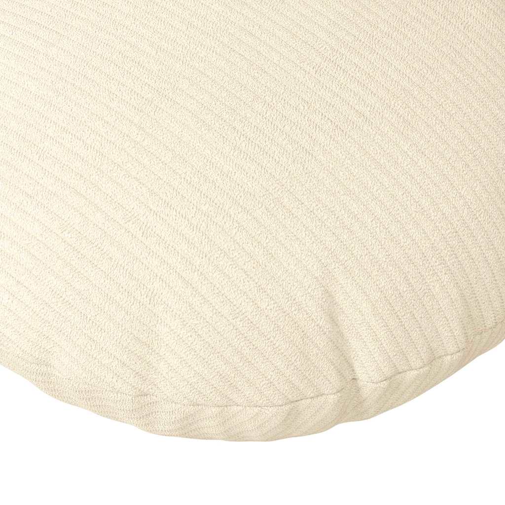 Ülőpárnák 2 pcs Krém Ø60 x 21 cm Bársonyos szövet