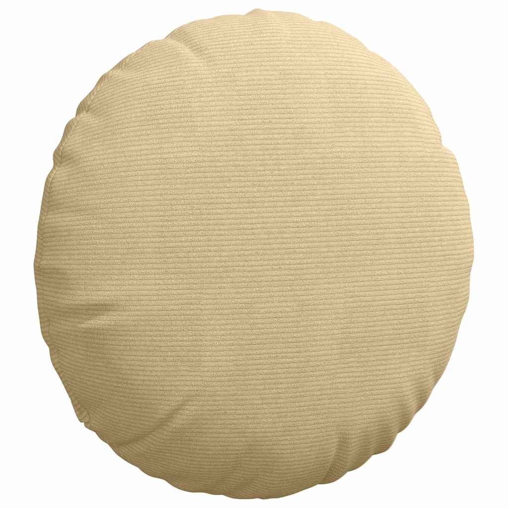 Ülőpárnák 2 pcs Szürke zöld Ø60 x 21 cm Bársonyos szövet