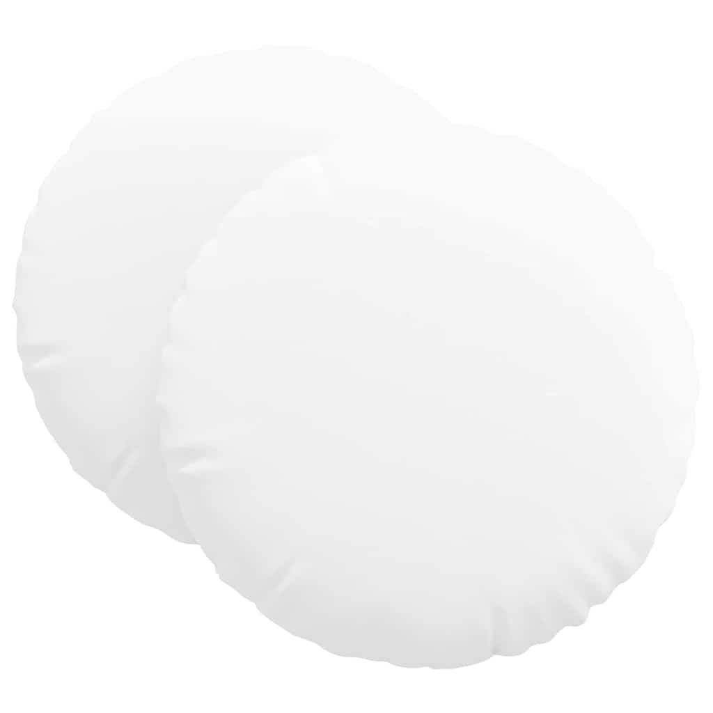 Ülőpárnák 2 pcs Fehér Ø80 x 29 cm szövet