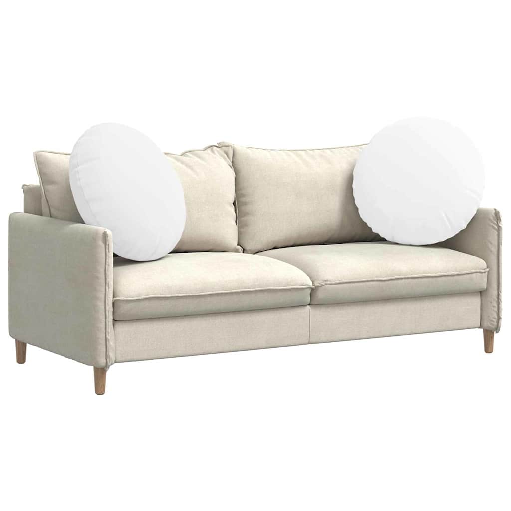 Ülőpárnák 2 pcs Fehér Ø80 x 29 cm szövet