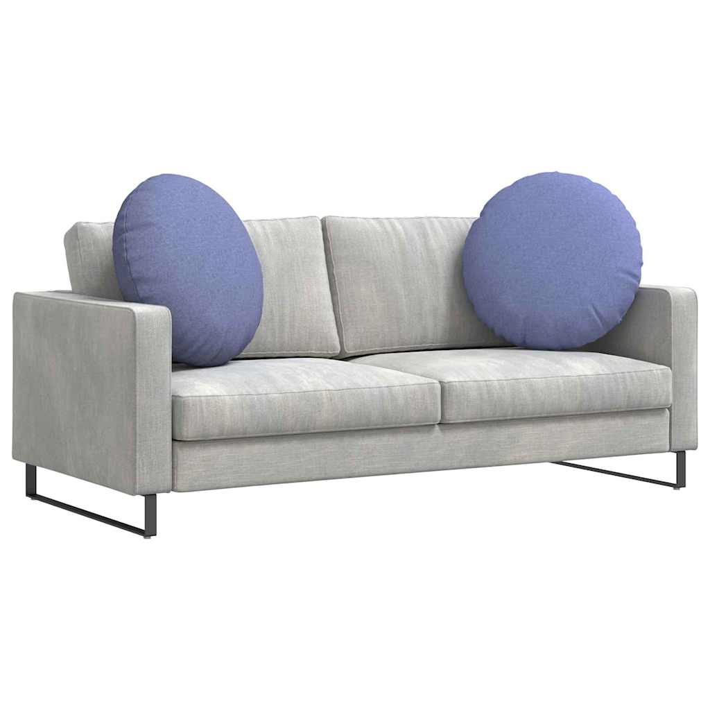 Ülőpárnák 2 pcs Farmerkék Ø80 x 29 cm szövet