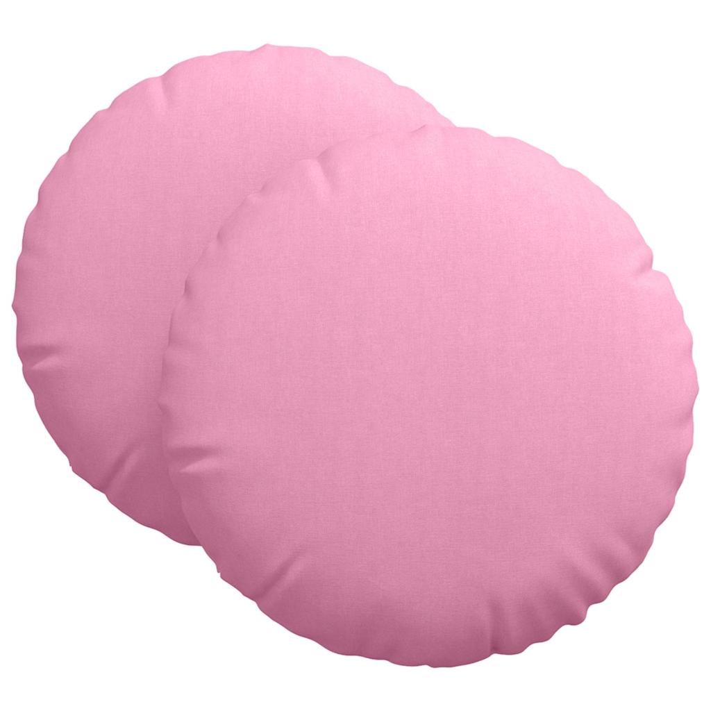 Ülőpárnák 2 pcs Rózsaszín Ø80 x 29 cm szövet