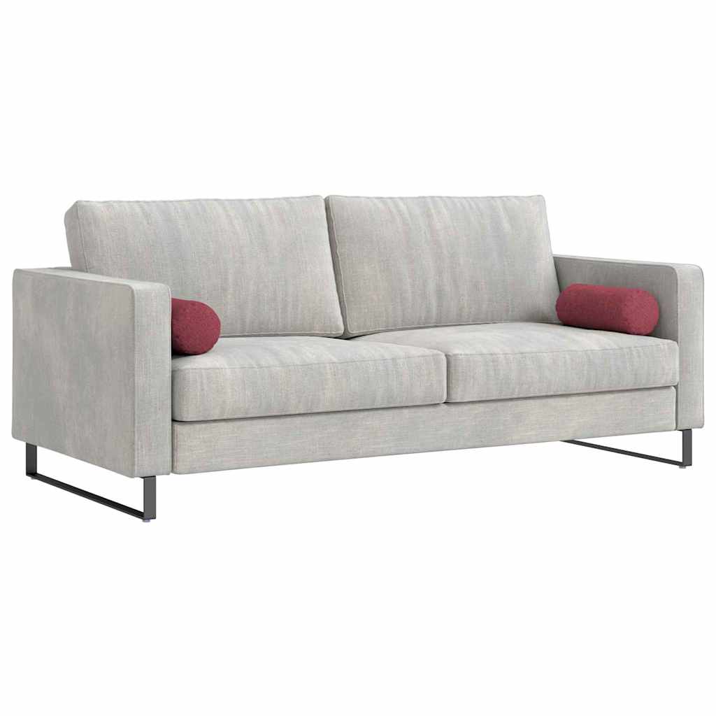Hengerpárnák 2 pcs Bordó Ø 15 x 40 cm szövet