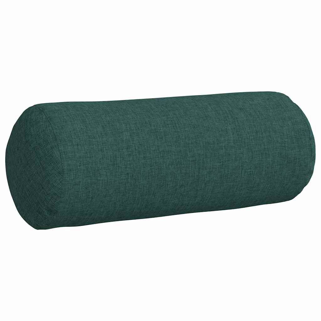Hengerpárnák 2 pcs Sötétzöld Ø 15 x 40 cm szövet