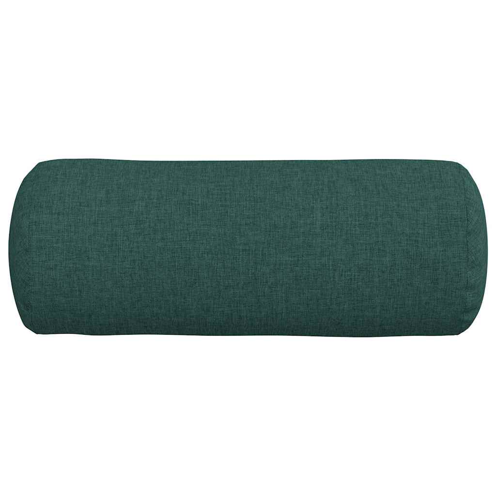 Hengerpárnák 2 pcs Sötétzöld Ø 15 x 40 cm szövet