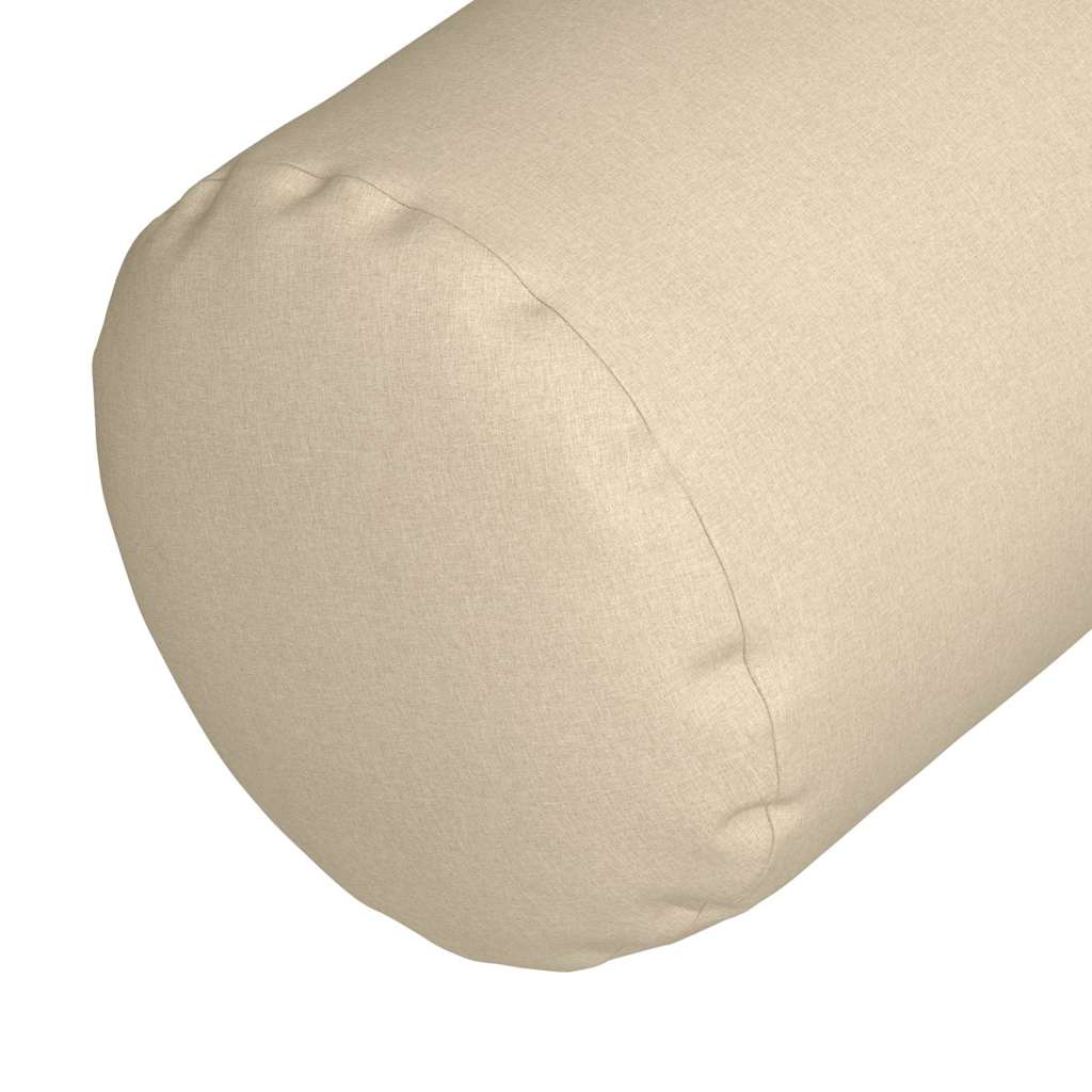 Hengerpárnák 2 pcs Krém Ø 15 x 40 cm szövet
