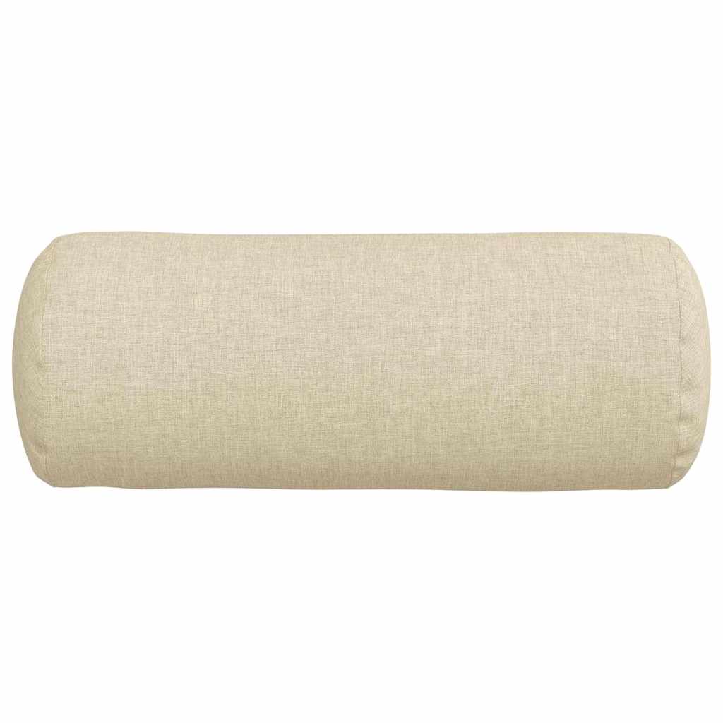 Hengerpárnák 2 pcs Krém Ø 15 x 40 cm szövet