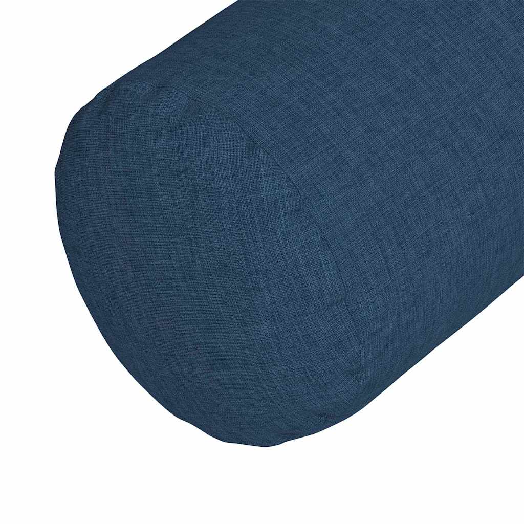 Hengerpárnák 2 pcs Kék Ø 15 x 40 cm szövet