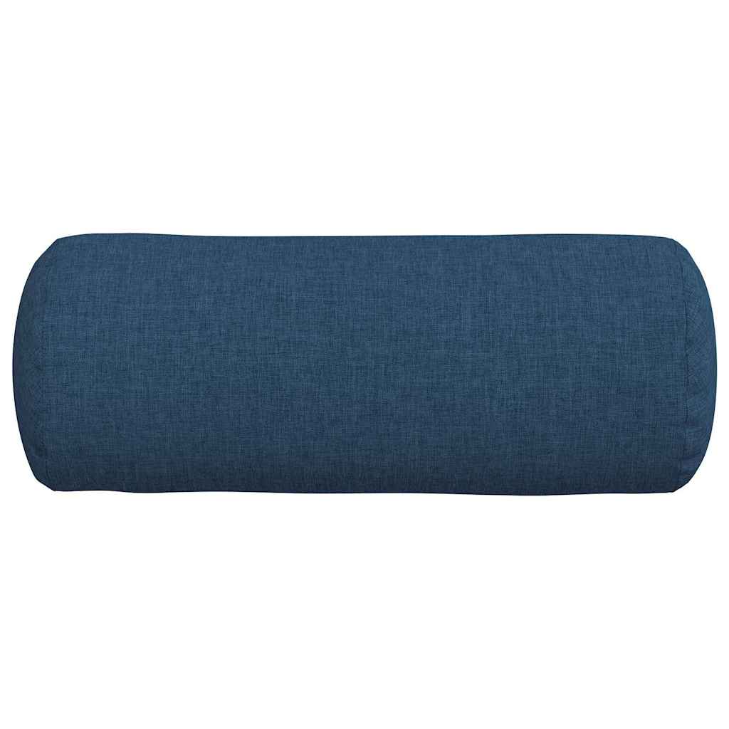 Hengerpárnák 2 pcs Kék Ø 15 x 40 cm szövet