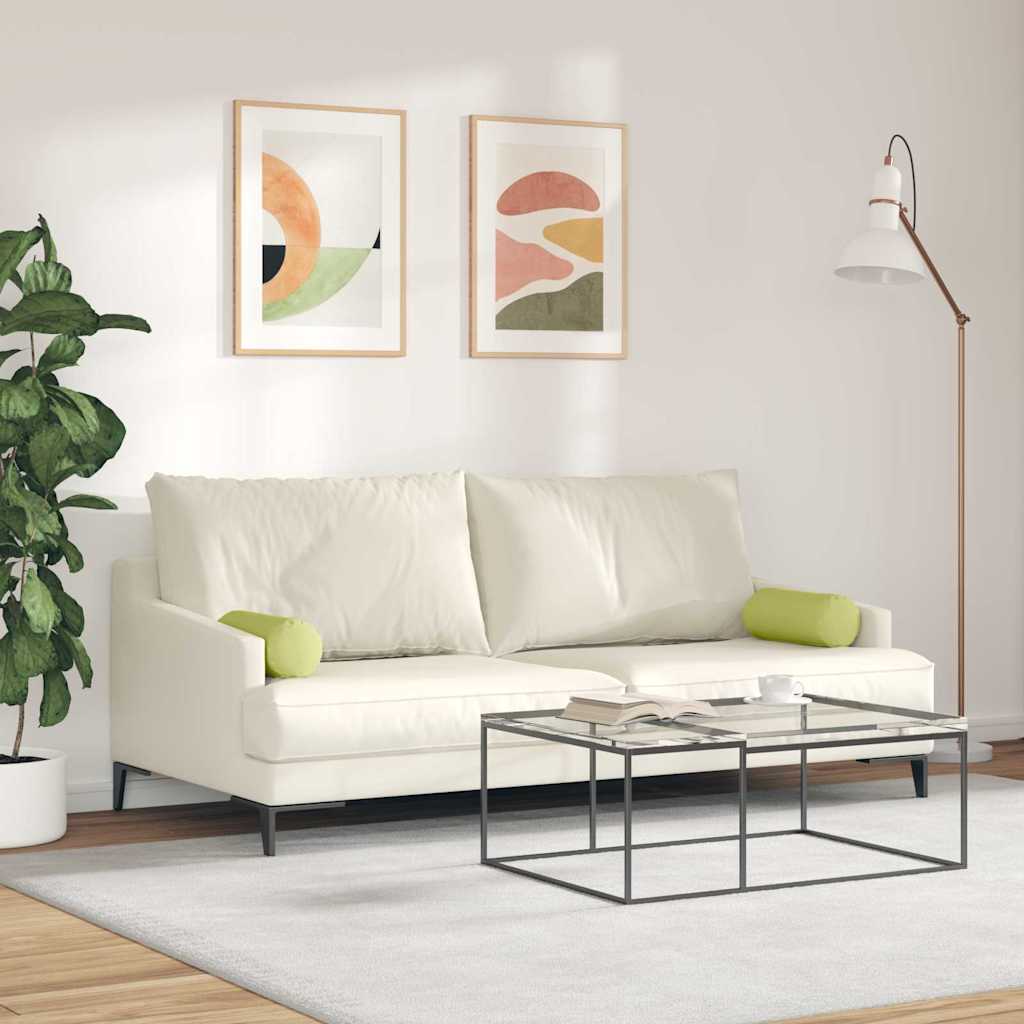 Hengerpárnák 2 pcs Világos zöld Ø 15 x 40 cm szövet