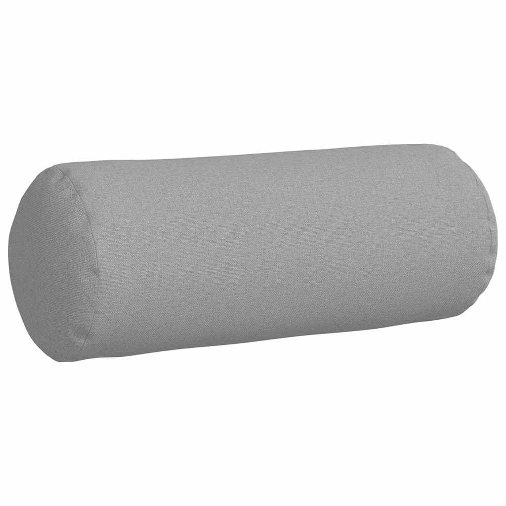 Hengerpárnák 2 pcs Felhőszürke Ø 15 x 40 cm szövet