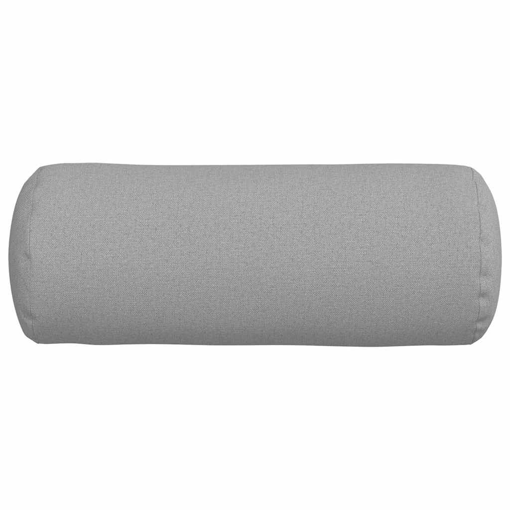Hengerpárnák 2 pcs Felhőszürke Ø 15 x 40 cm szövet