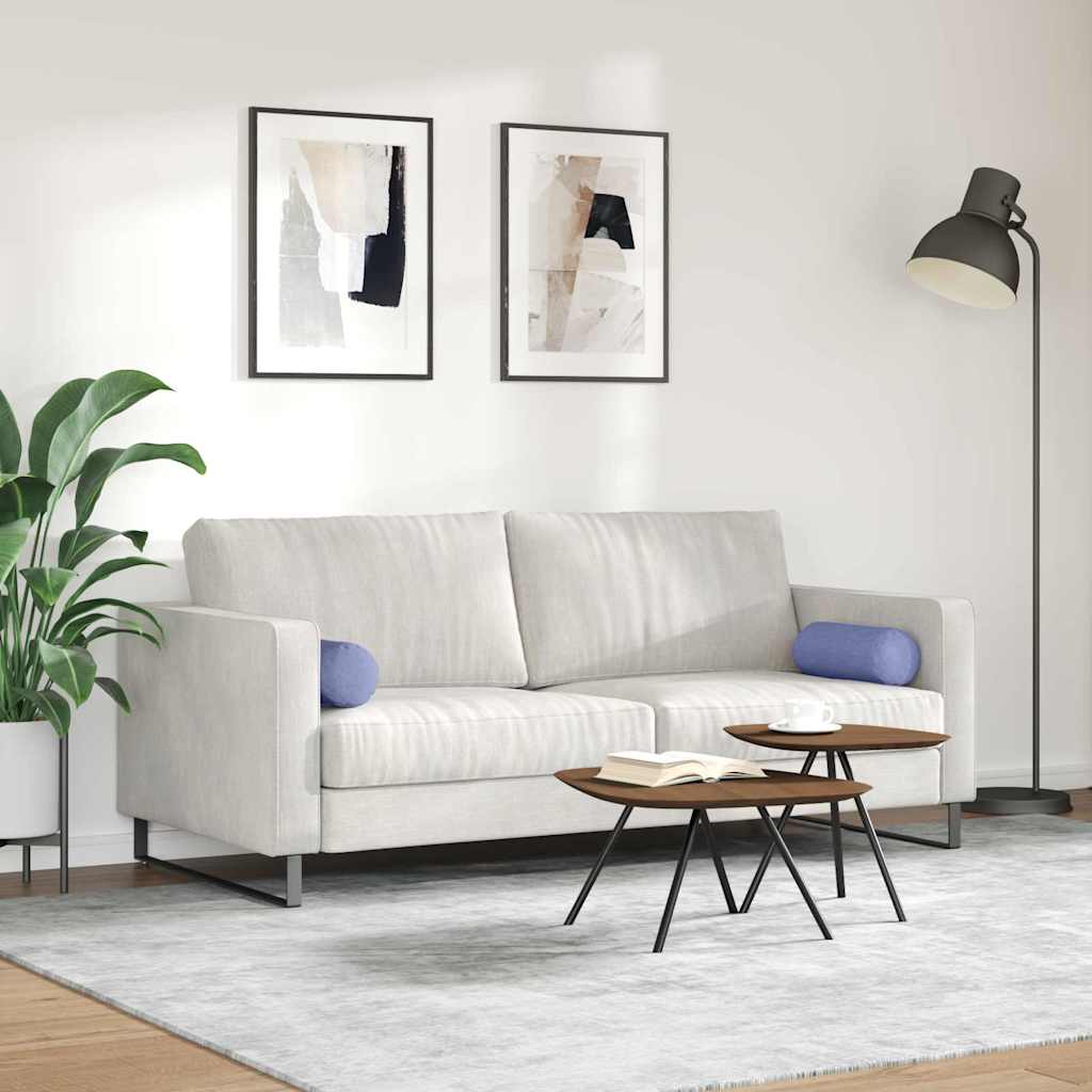 Hengerpárnák 2 pcs Farmerkék Ø 15 x 40 cm szövet