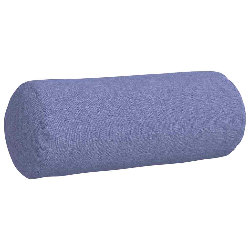 Hengerpárnák 2 pcs Farmerkék Ø 15 x 40 cm szövet