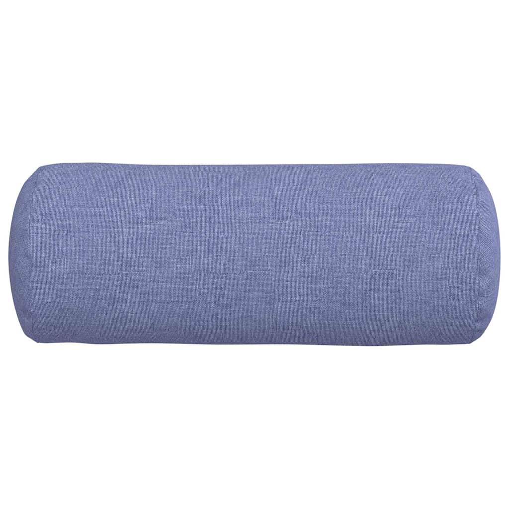 Hengerpárnák 2 pcs Farmerkék Ø 15 x 40 cm szövet