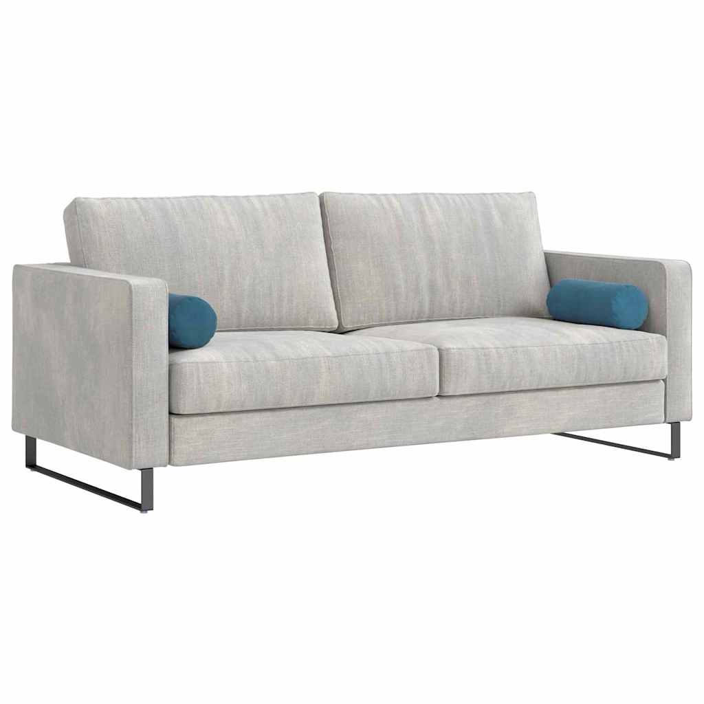 Hengerpárnák 2 pcs Kék Ø 15 x 40 cm Bársonyos szövet