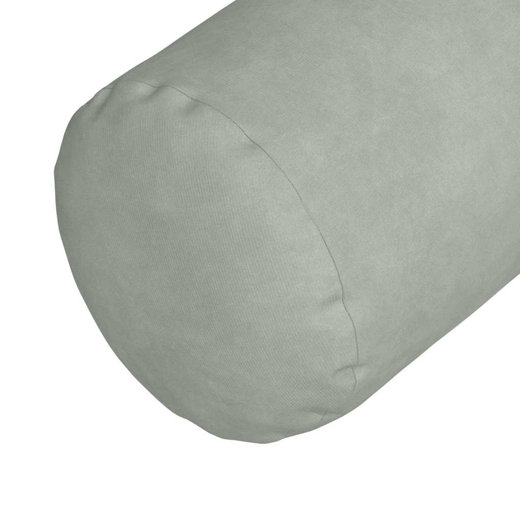 Hengerpárnák 2 pcs Világosszürke Ø 15 x 40 cm Bársonyos szövet