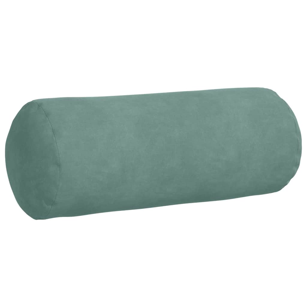 Hengerpárnák 2 pcs Tengeri Zöld Ø 15 x 40 cm Bársonyos szövet