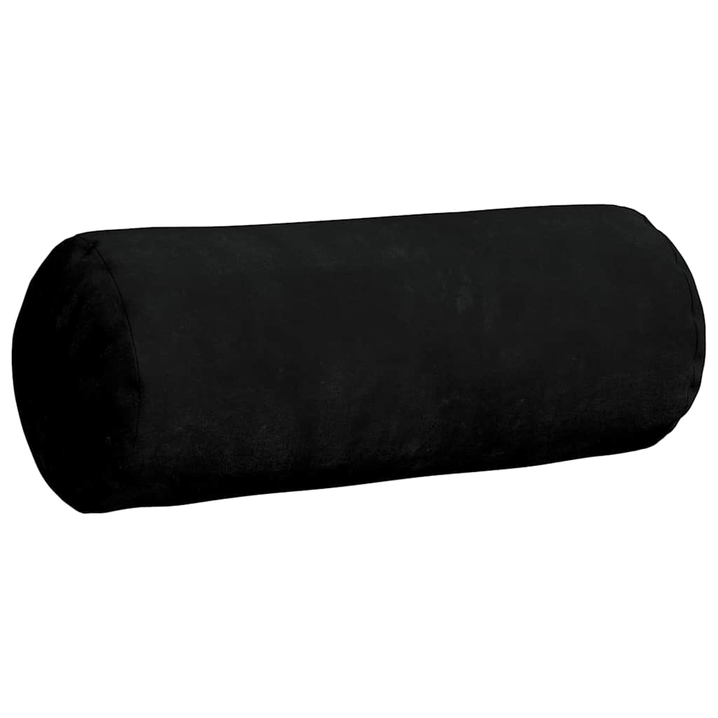 Hengerpárnák 2 pcs Fekete Ø 15 x 40 cm Mikroszálas Szövet