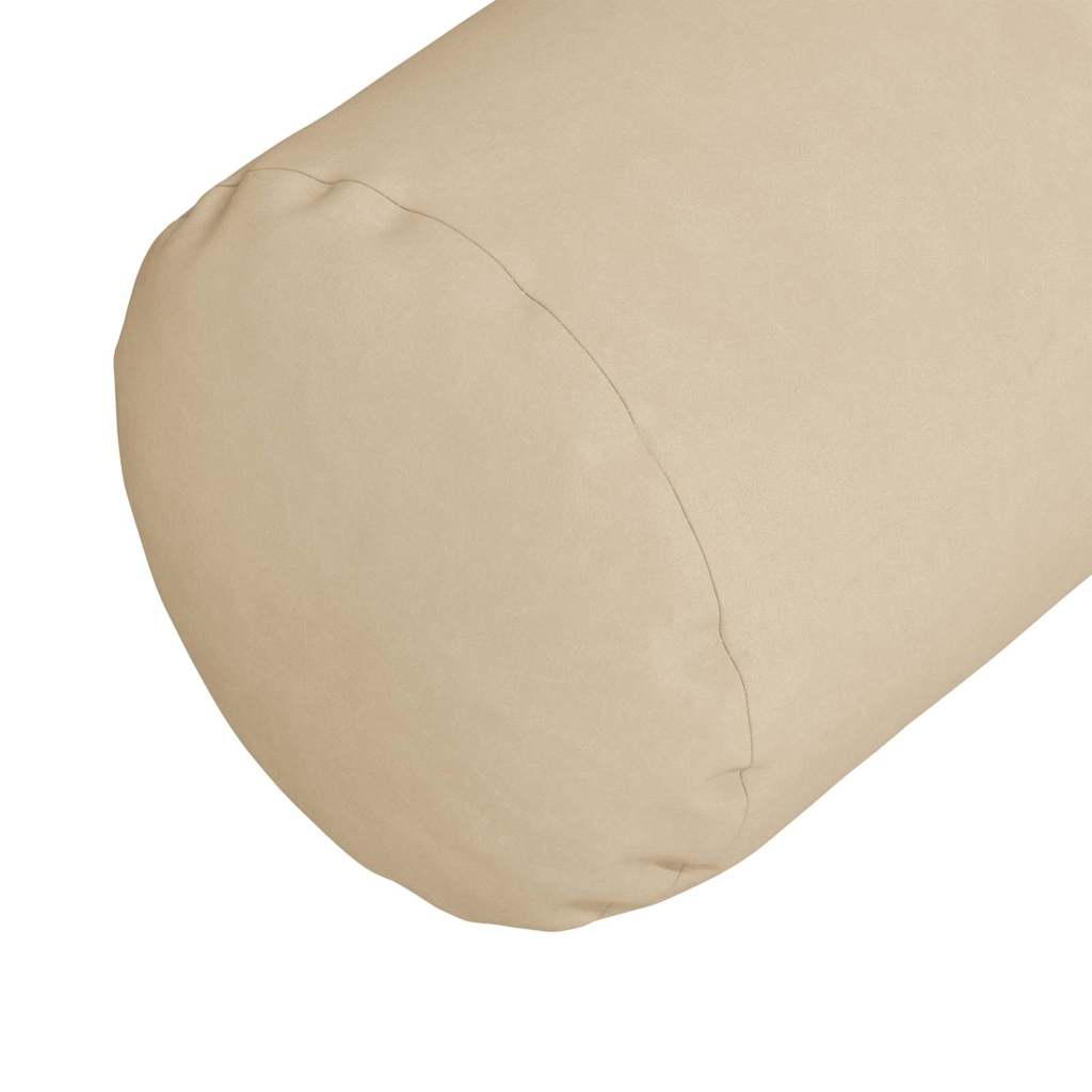 Hengerpárnák 2 pcs Krém Ø 15 x 40 cm Mikroszálas Szövet