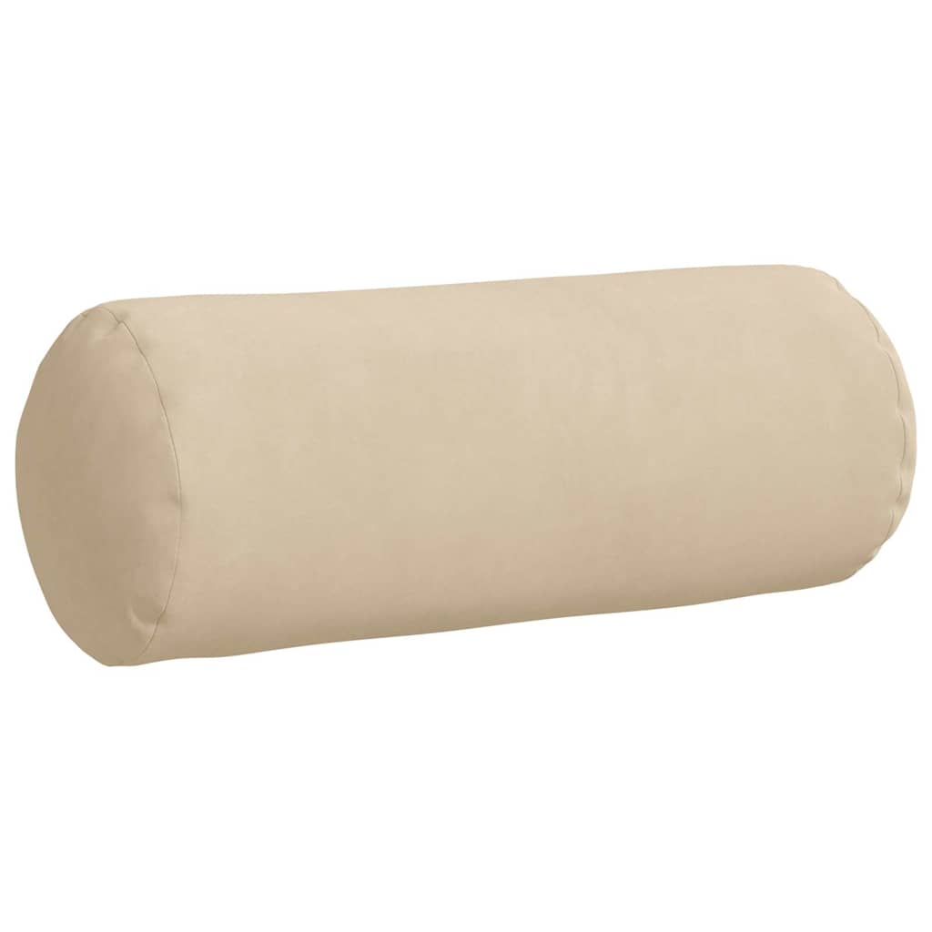 Hengerpárnák 2 pcs Krém Ø 15 x 40 cm Mikroszálas Szövet