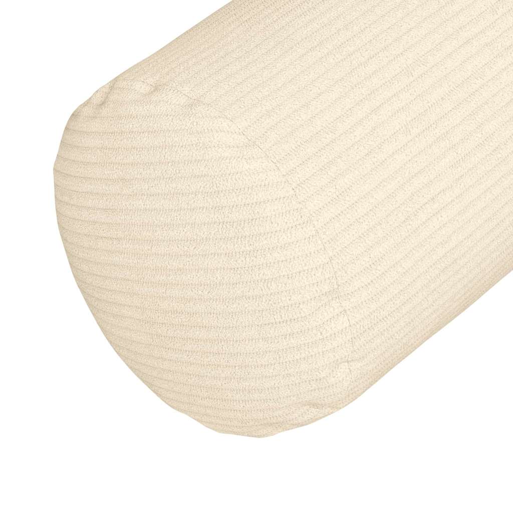 Hengerpárnák 2 pcs Krém Ø 15 x 40 cm Bársonyos szövet