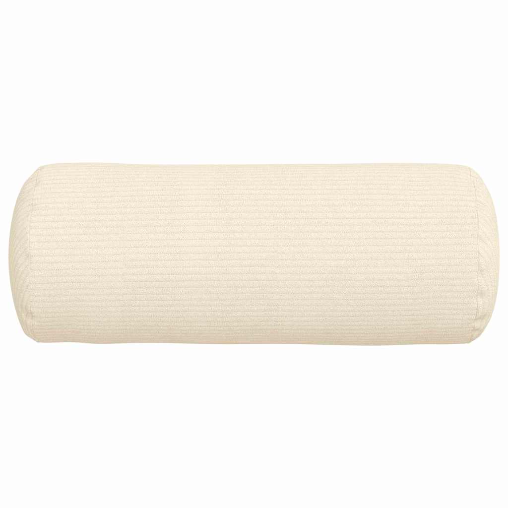 Hengerpárnák 2 pcs Krém Ø 15 x 40 cm Bársonyos szövet
