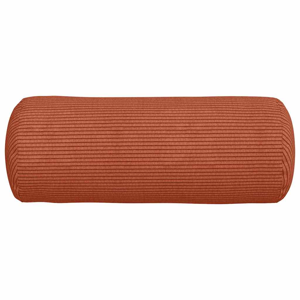 Hengerpárnák 2 pcs Piros Narancs Ø 15 x 40 cm Bársonyos szövet