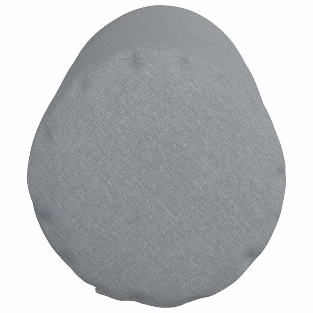 Hengerpárnák 2 pcs Világosszürke Ø 25 x 70 cm szövet