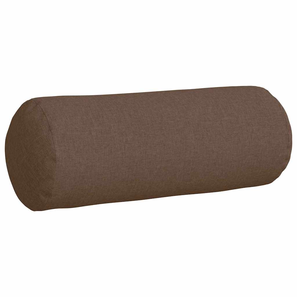 Hengerpárnák 2 pcs Barna Ø 25 x 70 cm szövet