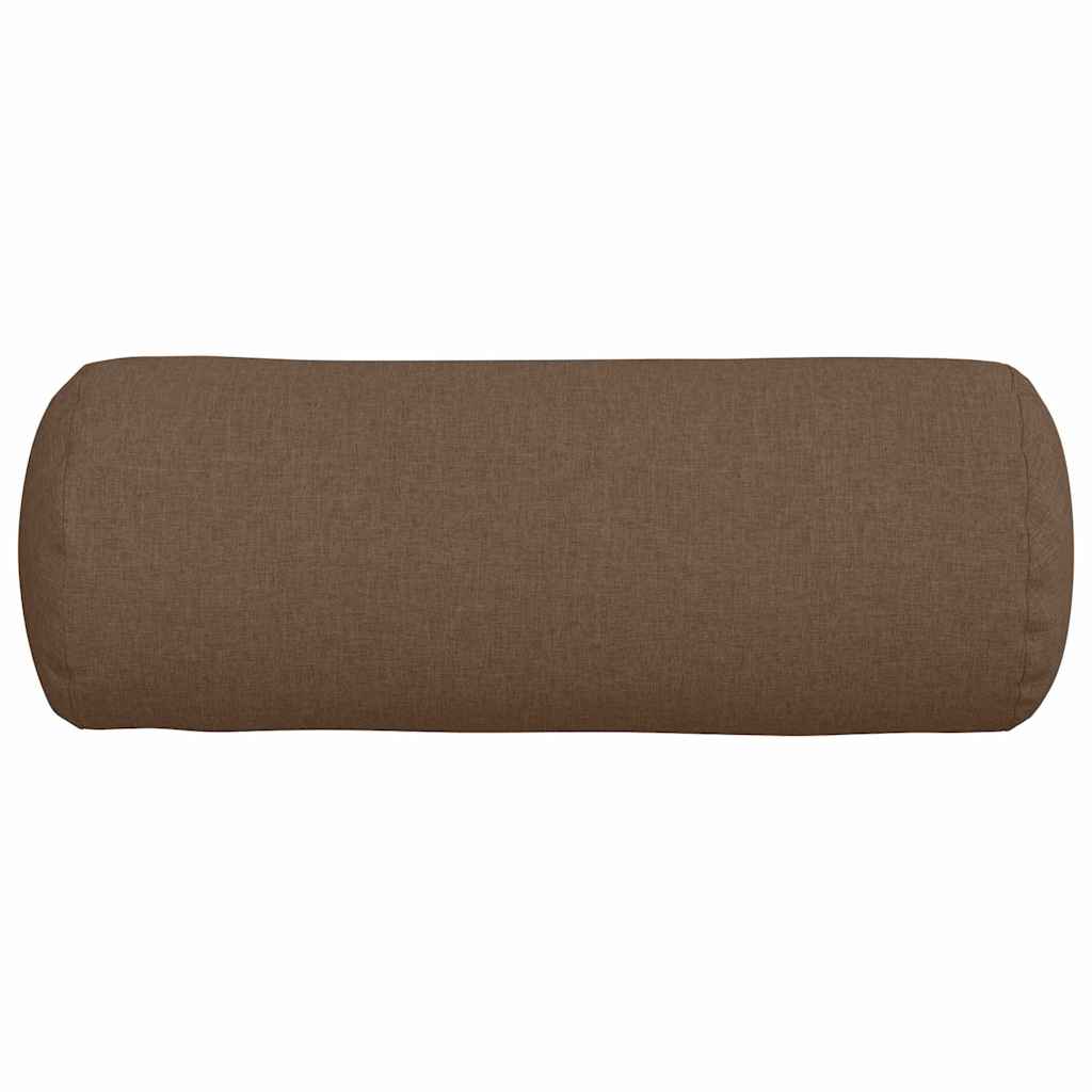 Hengerpárnák 2 pcs Barna Ø 25 x 70 cm szövet