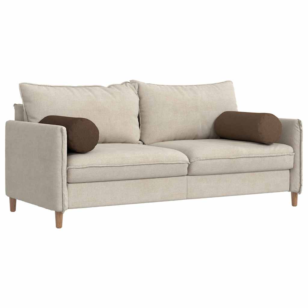 Hengerpárnák 2 pcs Barna Ø 25 x 70 cm szövet
