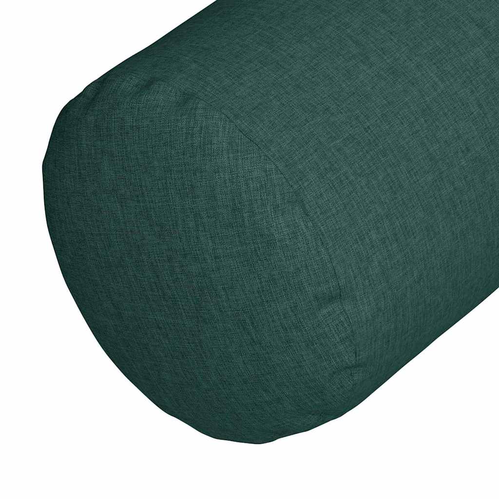 Hengerpárnák 2 pcs Sötétzöld Ø 25 x 70 cm szövet