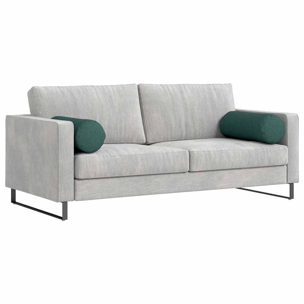 Hengerpárnák 2 pcs Sötétzöld Ø 25 x 70 cm szövet