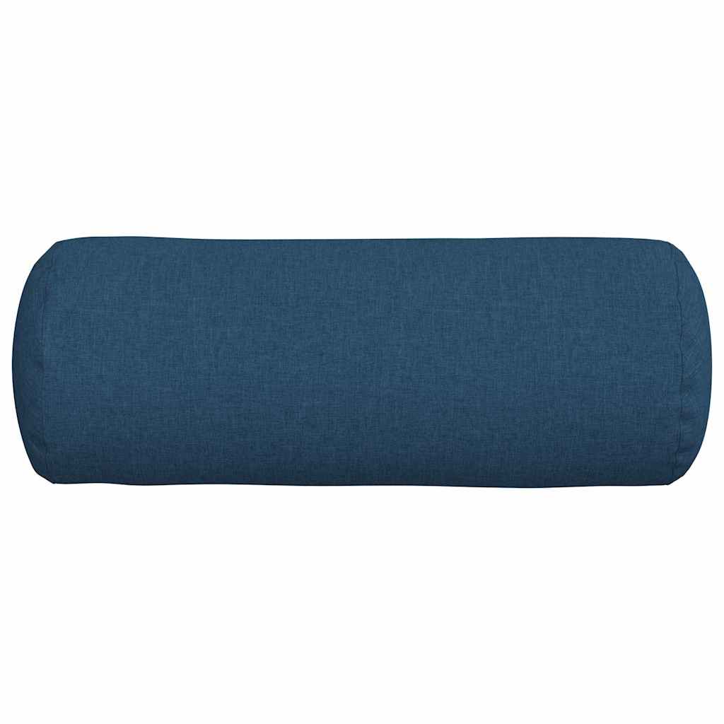 Hengerpárnák 2 pcs Kék Ø 25 x 70 cm szövet
