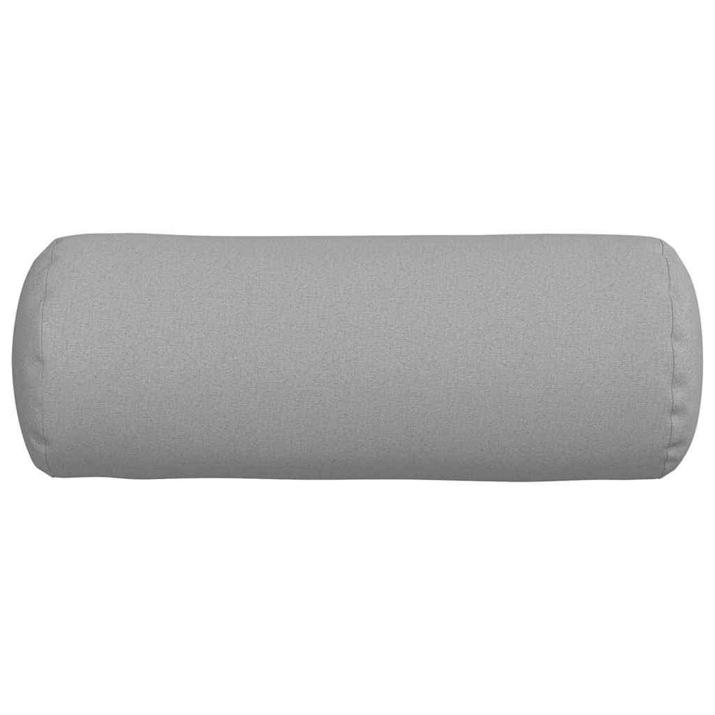 Hengerpárnák 2 pcs Felhőszürke Ø 25 x 70 cm szövet