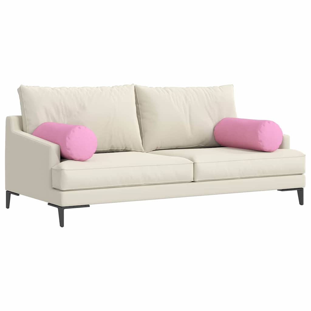 Hengerpárnák 2 pcs Rózsaszín Ø 25 x 70 cm szövet