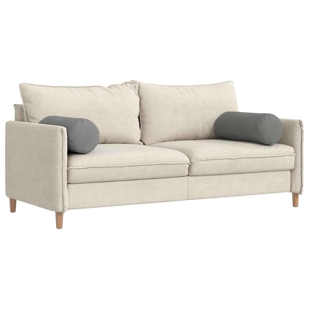 Hengerpárnák 2 pcs Sötétszürke Ø 25 x 70 cm Mikroszálas Szövet