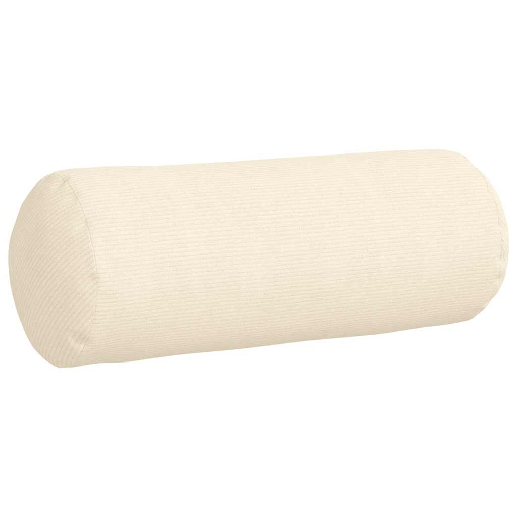 Hengerpárnák 2 pcs Krém Ø 25 x 70 cm Bársonyos szövet