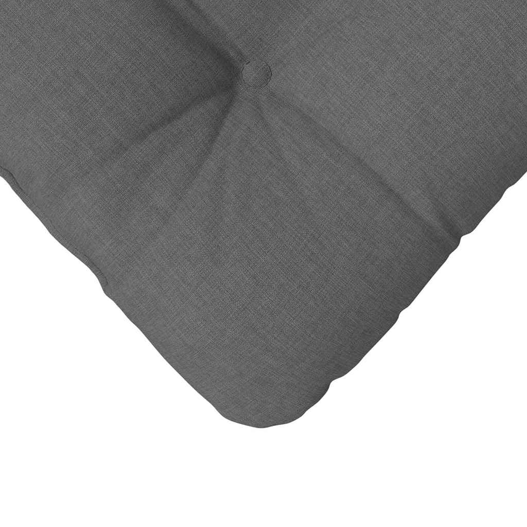 Ülőpárnák 4 pcs Szövet Sötétszürke 40 x 40 x 12 cm