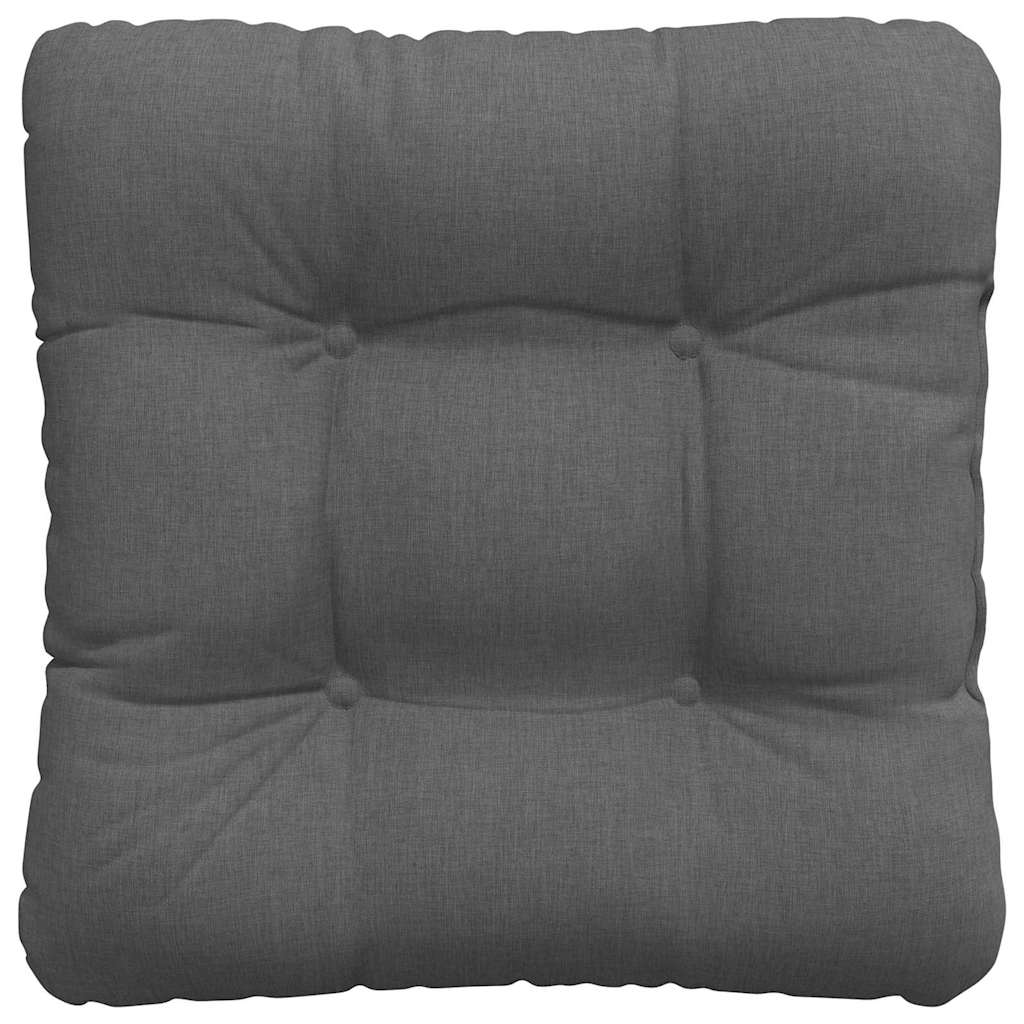 Ülőpárnák 4 pcs Szövet Sötétszürke 40 x 40 x 12 cm