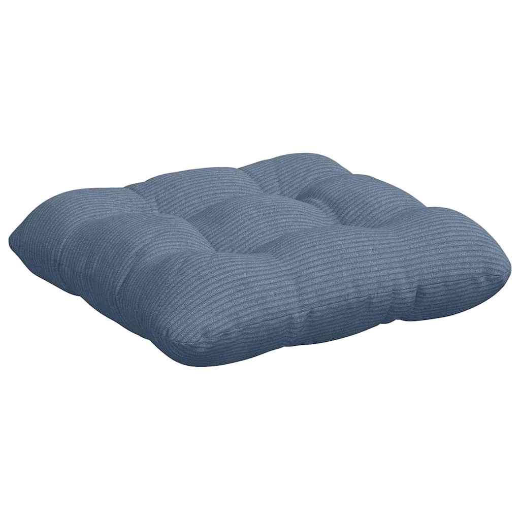 Ülőpárnák 4 pcs Bársonyos szövet Kék 40 x 40 cm