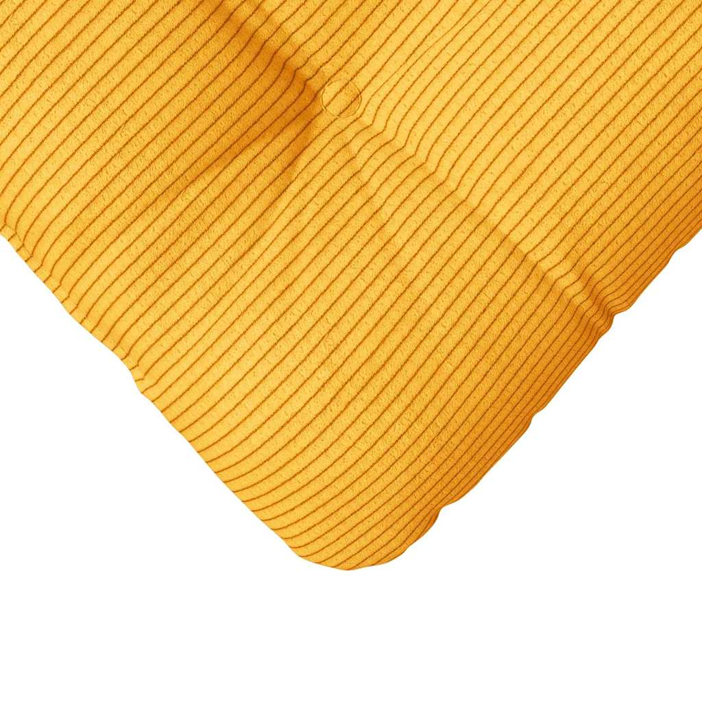Ülőpárnák 4 pcs Bársonyos szövet Világos sárga 40 x 40 cm