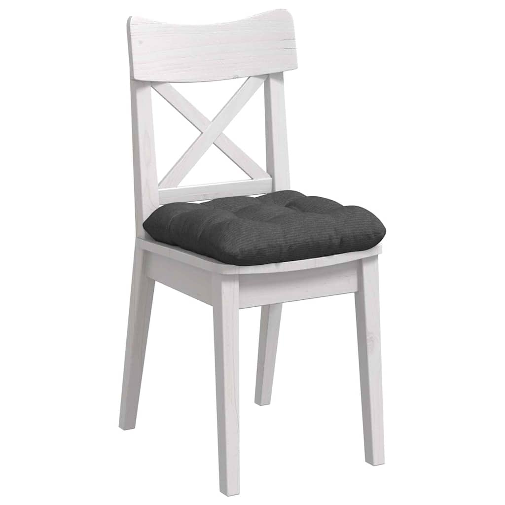 Ülőpárnák 4 pcs Bársonyos szövet Sötétszürke 45 x 45 cm