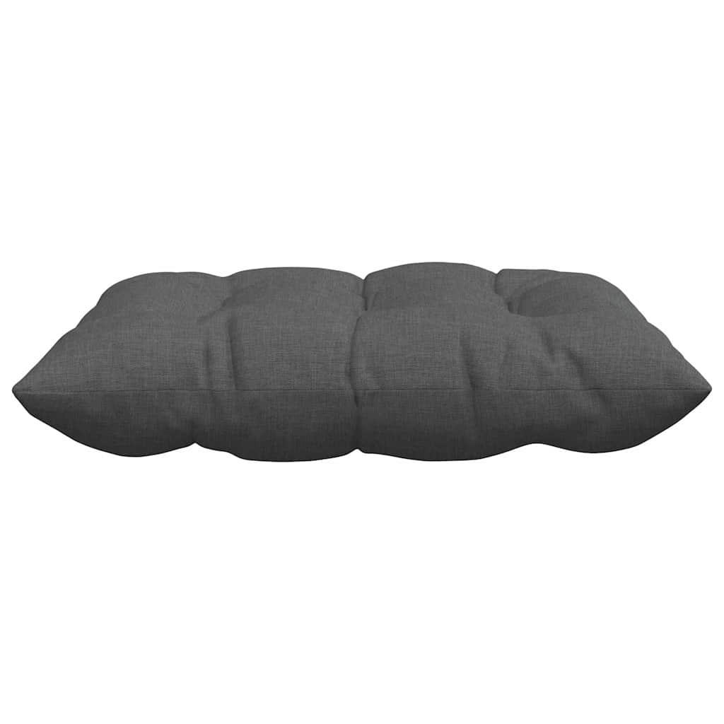 Ülőpárnák 4 pcs Sötétszürke 40 x 40 x 6 cm szövet