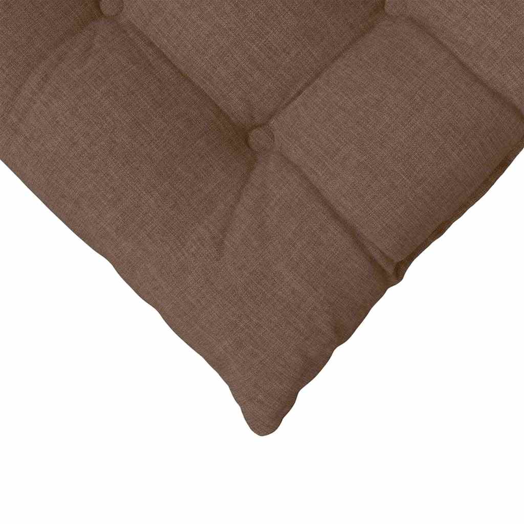 Ülőpárnák 4 pcs Szövet Barna 40 x 40 x 6 cm