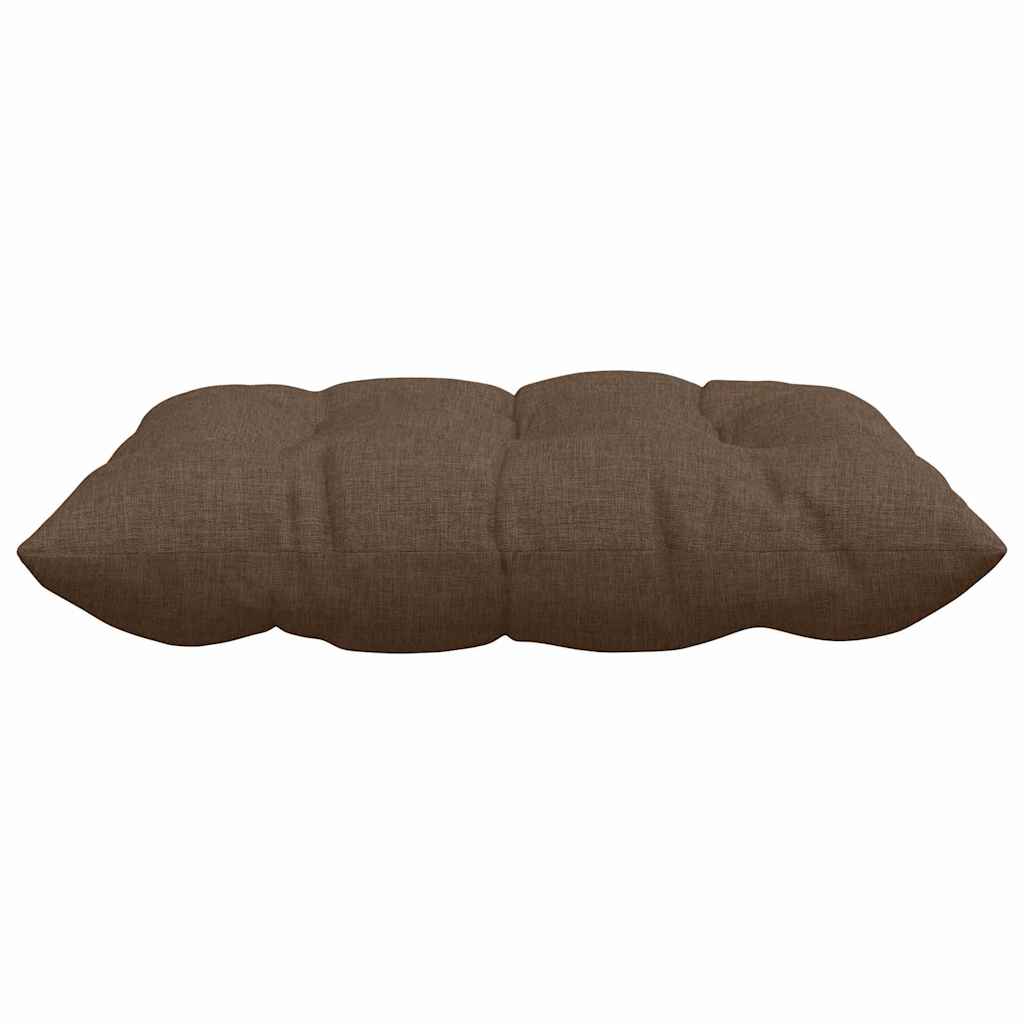 Ülőpárnák 4 pcs Szövet Barna 40 x 40 x 6 cm