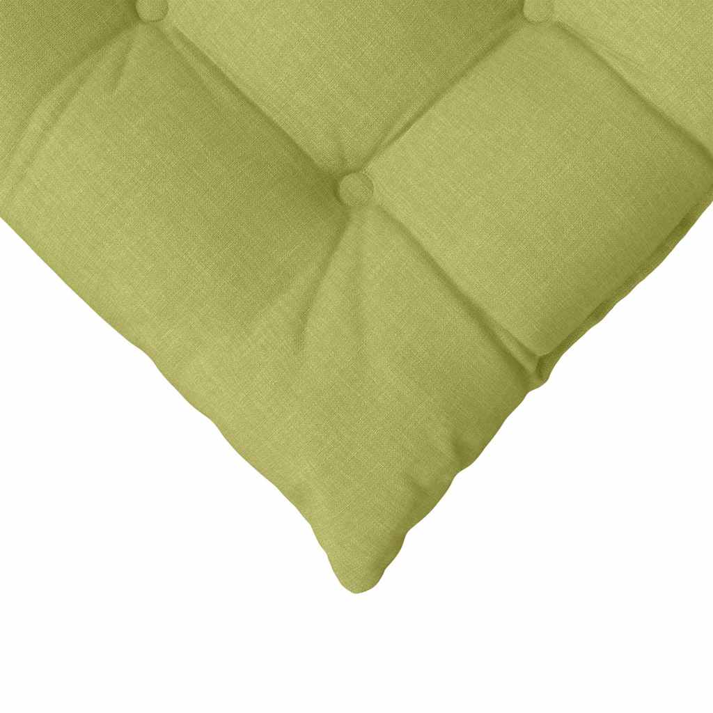 Ülőpárnák 4 pcs Szövet Világos zöld 40 x 40 x 6 cm