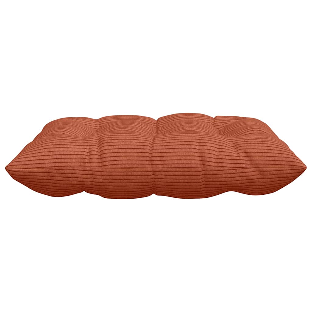 Ülőpárnák 4 pcs Bársonyos szövet Piros Narancs 40 x 40 x 6 cm