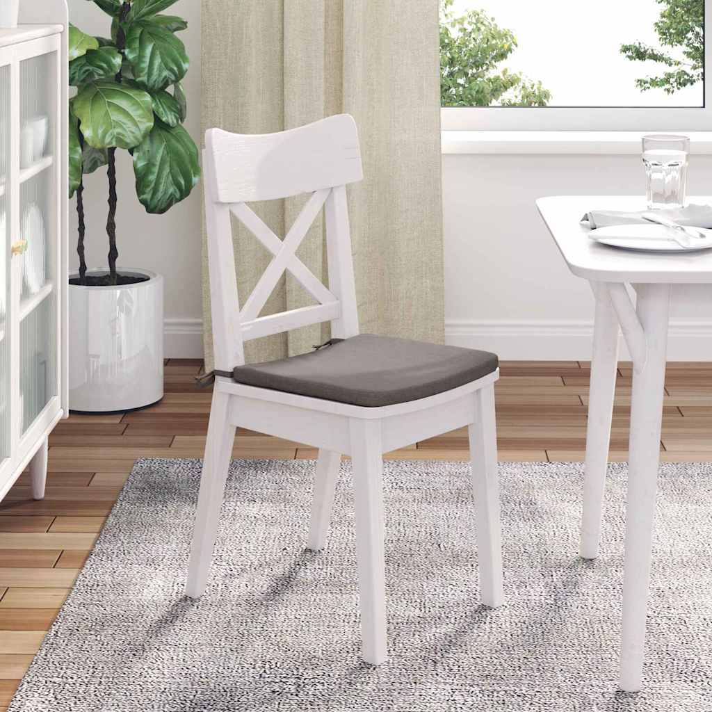 Ülőpárnák 4 pcs Tópszínű 40 x 40 x 3 cm szövet